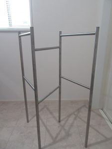 IKEAのタオルスタンドのBROGRUNDを洗面室に置いてみた