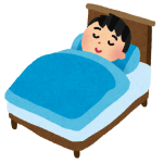 妻とは別室で寝ています!