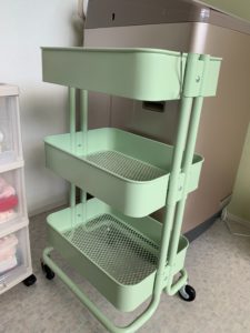 IKEAのRASKOG(ロースコグ)を洗濯室に置いたらおしゃれだった件