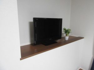 「web内覧会」主賓室とテレビニッチ